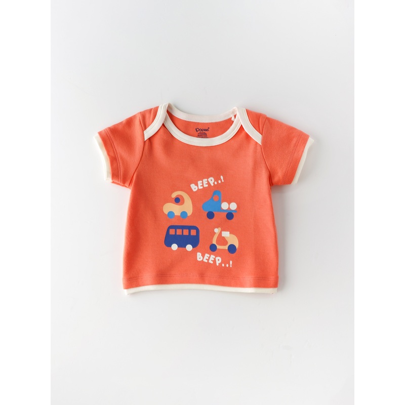 Popees Comfy & Stylish Chest Printed T-shirt (3-36 Months) for Boys 3-6 M