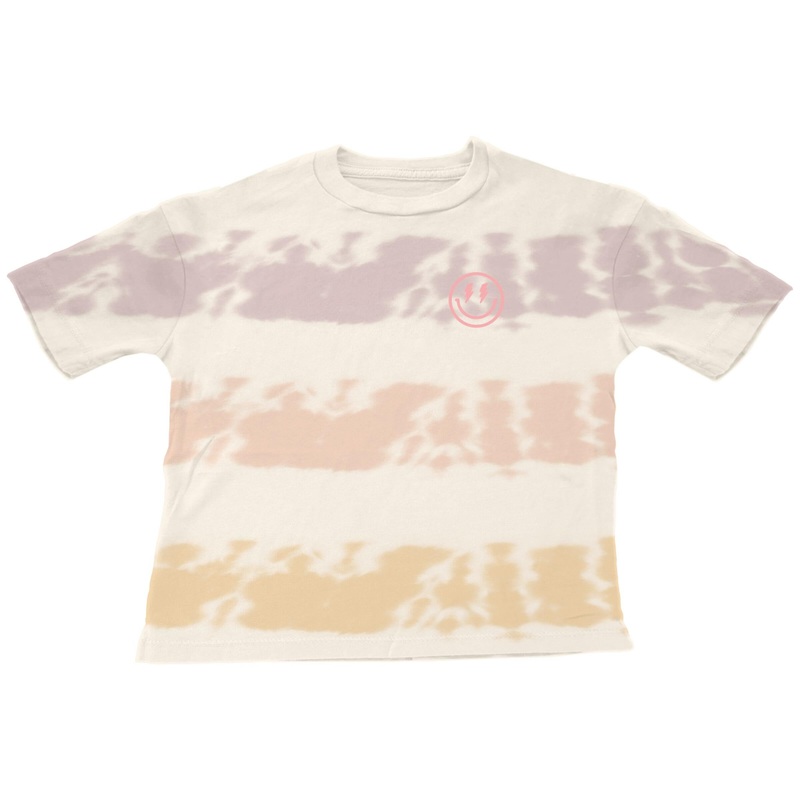 Prism Super Tee – Natural/Multi Tie Dye