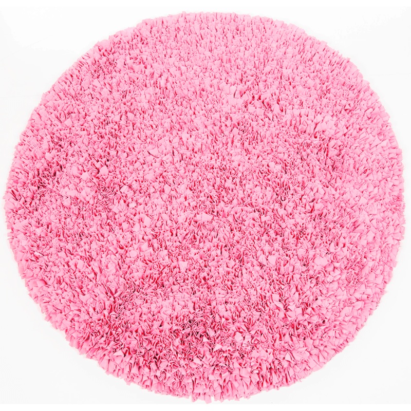 Sweet Potato Round Bubblegum Rug 4×4