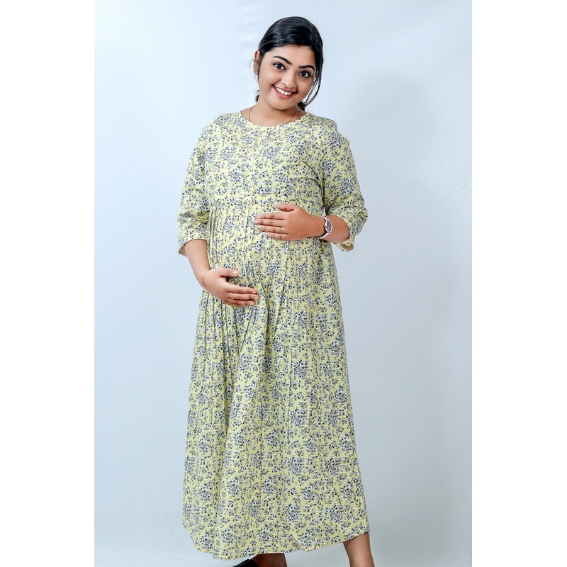 Comfy & Stylish Maternity Dress L