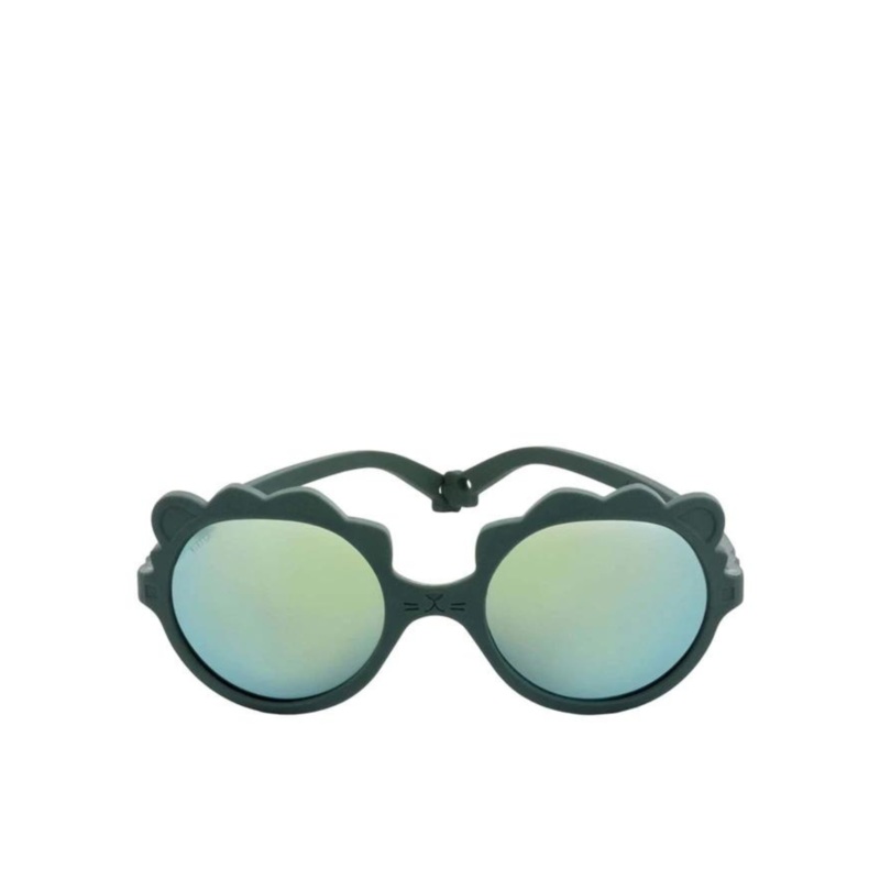 KIETLA Green Lion UV Protection Round Kids Sunglasses 1-2 YEAR