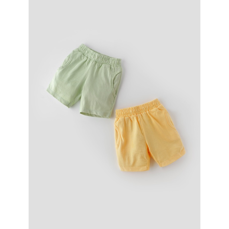 Popees Comfortable & Gentle Shorts (3-36 Months) for Boys – Pack of 2 3-6 M
