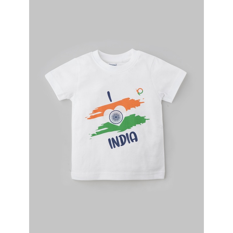 Popees Comfy & Trendy Republic Day T-Shirt (18 Years) for Boys 1-2 YEAR