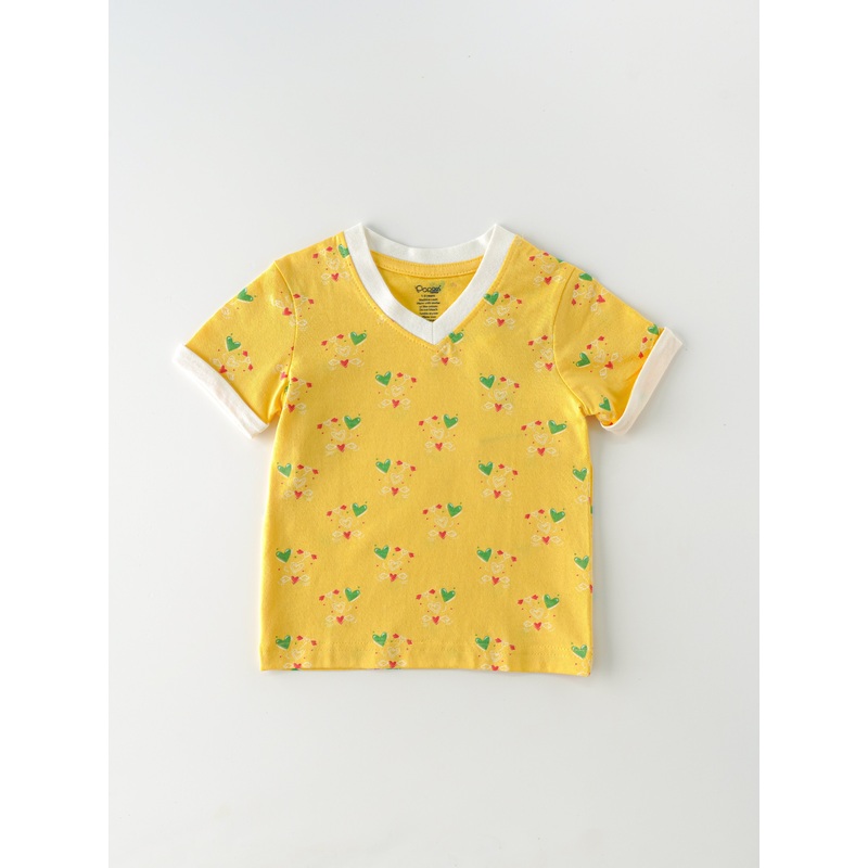 Popees Cute & Comfy V-Neck T-Shirt (18 Years) for Girls 1-2 YEAR