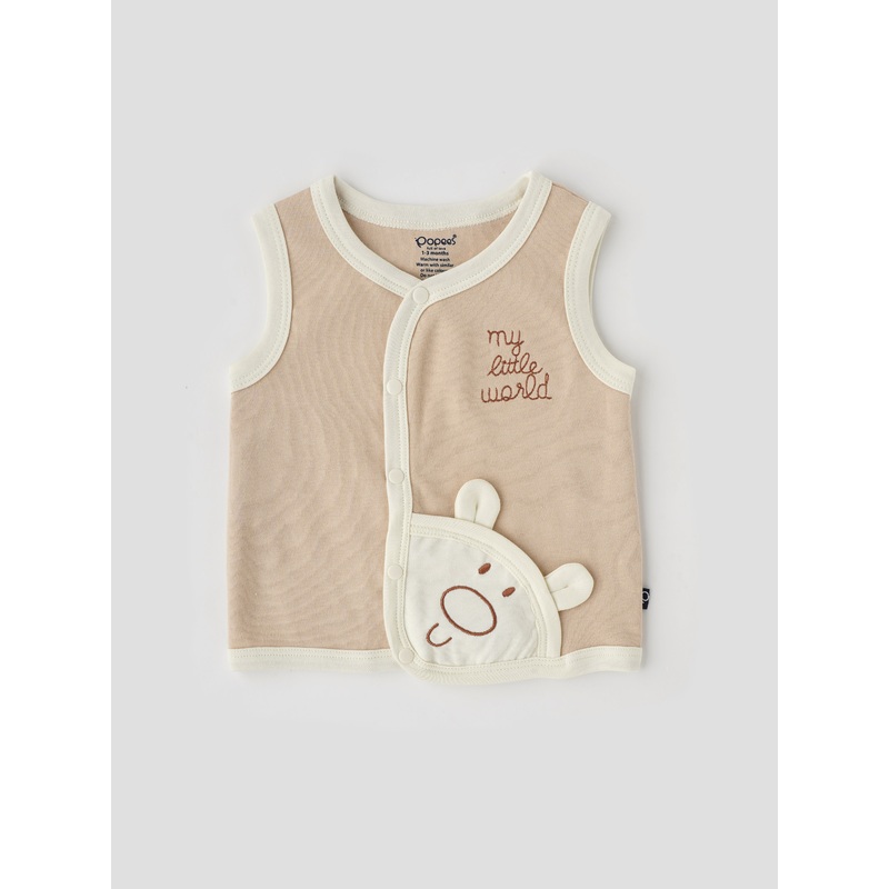 Popees Front Button Jhabla (03 Months) Skin-Friendly & Stylish Wear for Newborns TINY BABY