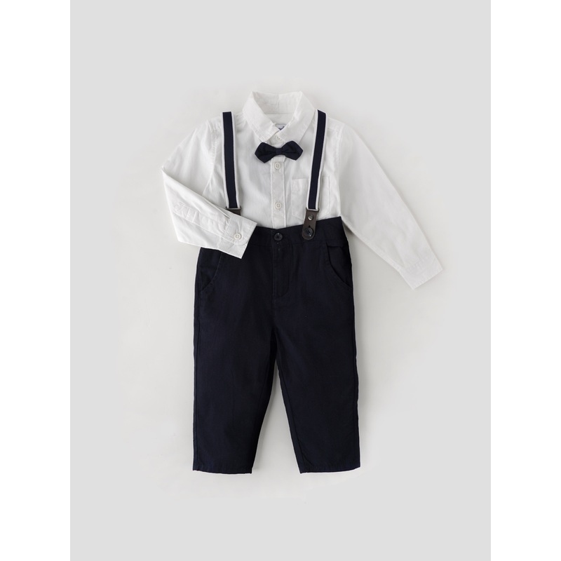 Popees Full-Sleeve Party Wear Co-ord Set for Boys (18 Years)  Made with Soft, Cotton-Rich Fabric 1-2 YEAR