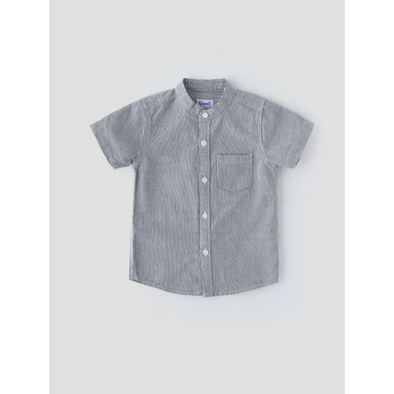 Popees Mandarin Collar Half Sleeve Shirt (18 Years) for Boys 1-2 YEAR