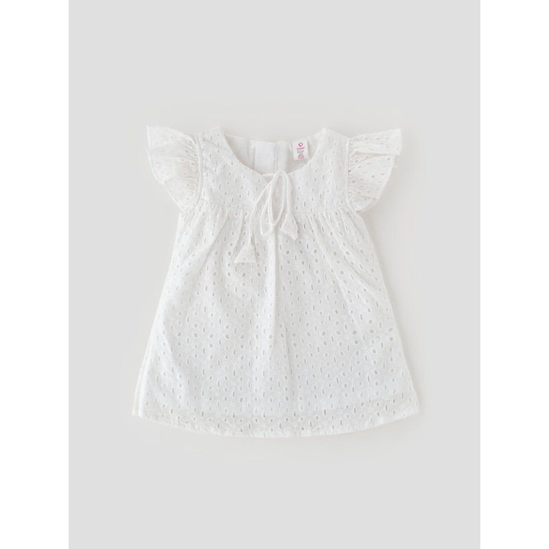Popees Short Sleeve, Back Open Top (3-36 Months) for Girls 3-6 M