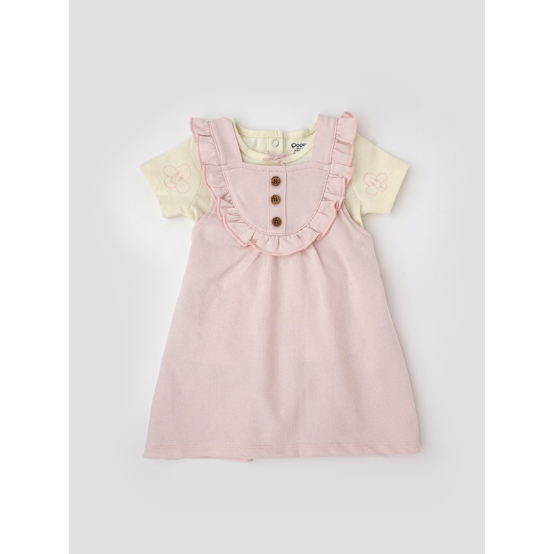 Popees Soft and Comfy Pinny Set (336 Months) for Girls 3-6 M