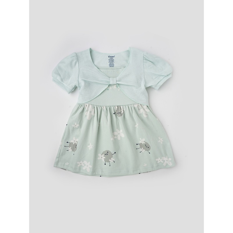 Popees Soft & Stylish Sleeveless Dress with Shrug (1-8 Years) for Baby Girls 1-2 YEARS