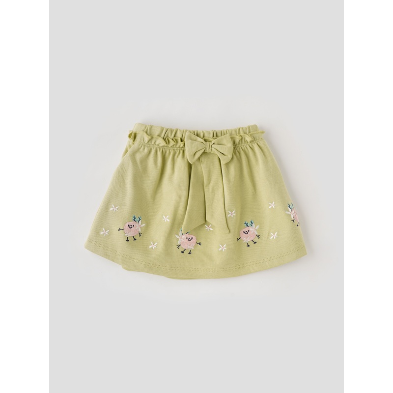 Popees Stylish Embroidered Skirt (0-9 Months) for Newborn Girls 0-1 M