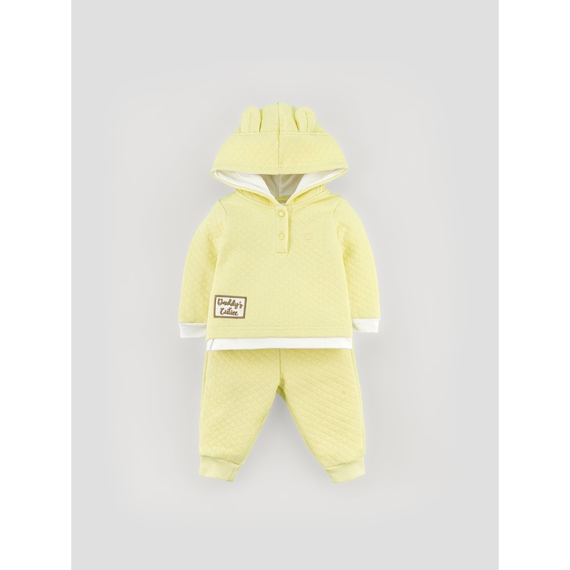 Popees Trendy & Comfy Quilted Winter Co-ord Set for Girls  Warm & Stylish S