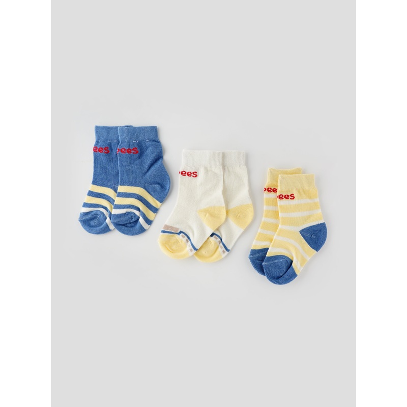 Popees Trendy & Comfy Socks (6M-4Y) for Boys – Pack of 3 6-12 M