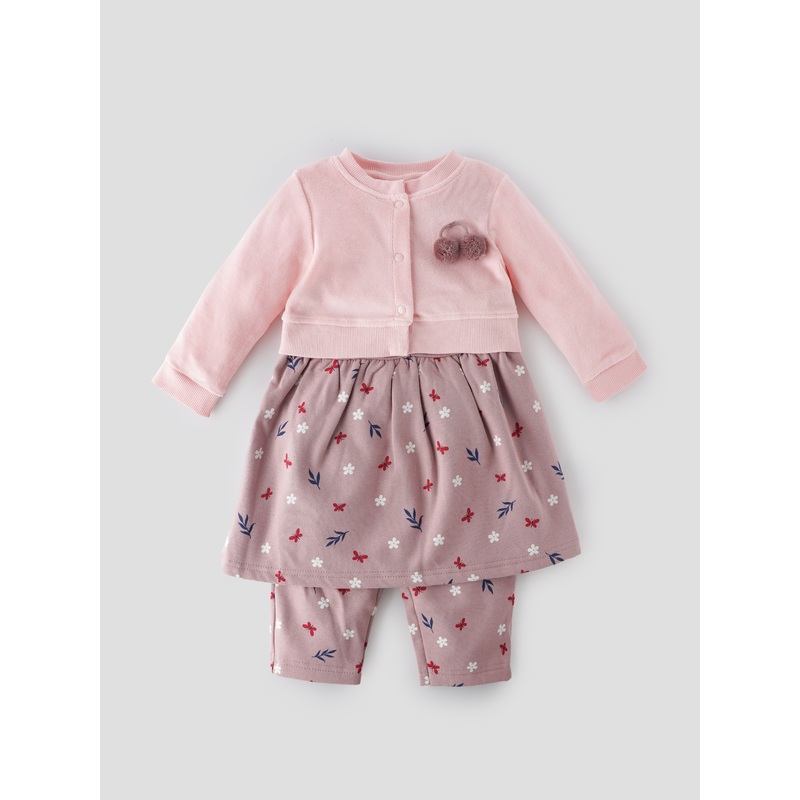 Popees Trendy & Comfy Winter Co-ord Set for Girls  Soft, Snug & Warm S