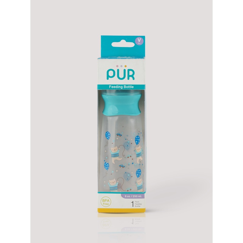 Printed & Narrow Neck Feeding Bottle- 250ml
