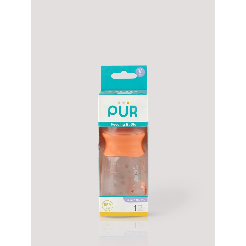 Trendy & Narrow Neck Feeding Bottle- 130ml