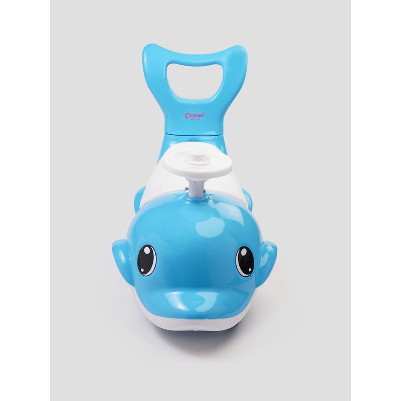 Manual Push Dolphin Ride-On Toy for Kids