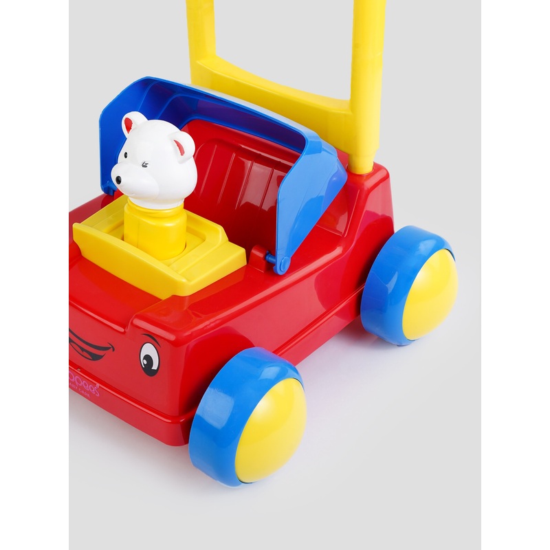 Popees Bear Rider Baby Walker for Kids Blue