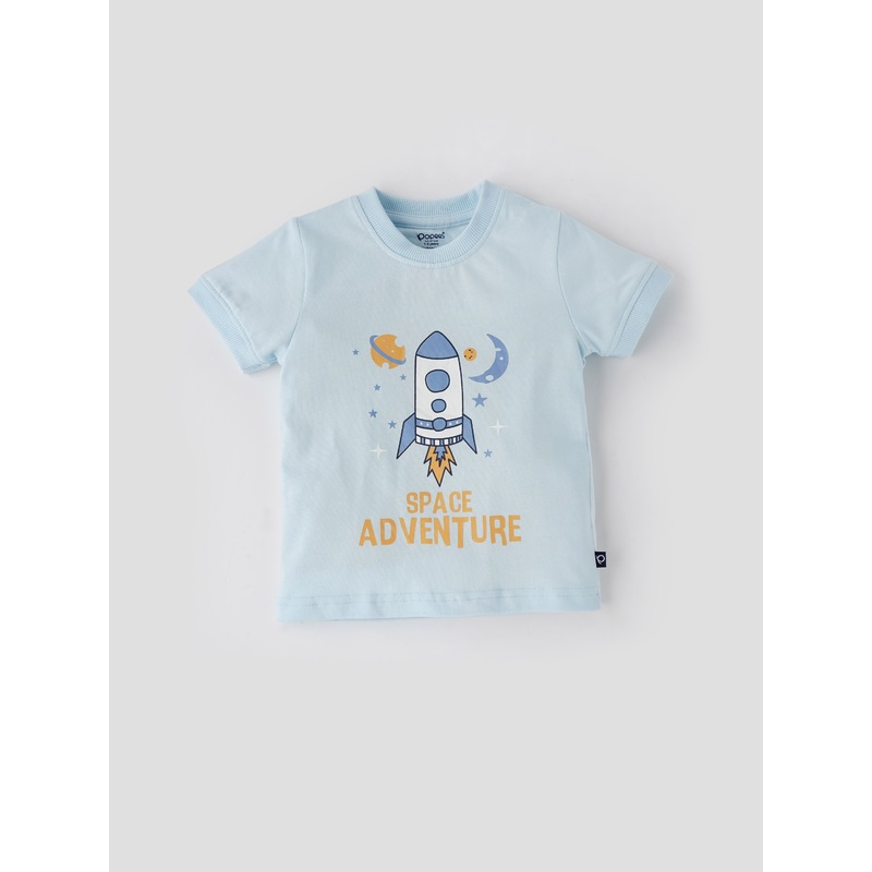 Popees Chest Printed T-shirt (1-8 Years) for Boys 1-2 Years