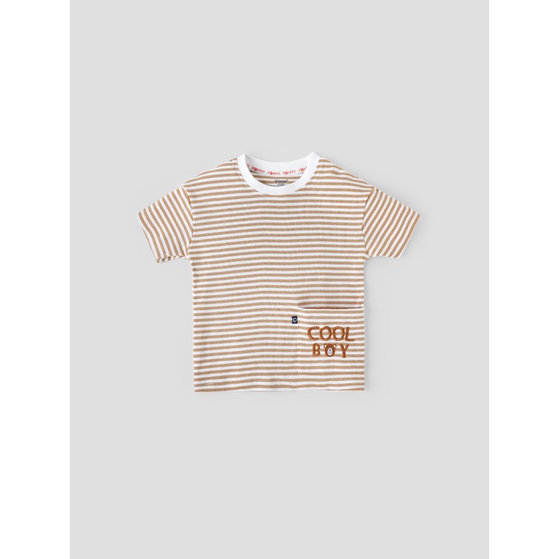 Popees Cotton Boys T-Shirt for Ages (18 Years) with Patch Pocket for Kid 1-2 YEAR