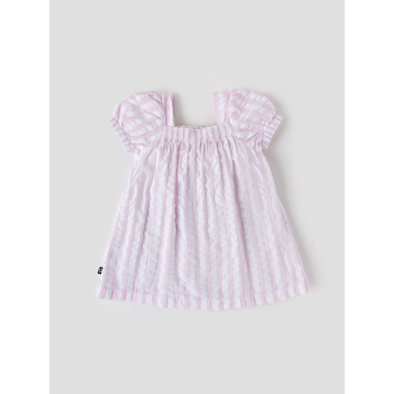 Popees Cute Puff Sleeve Dress (3-36 Months) for Girls 3-6 M