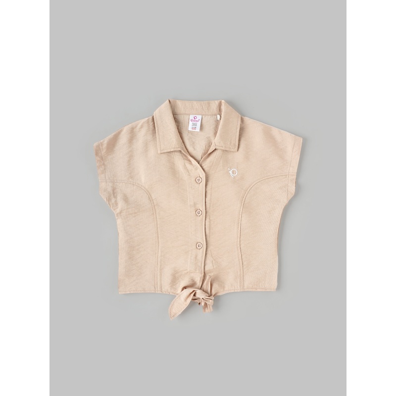 Popees Front-Open Collared Top (16 Years)  Lightweight & Comfortable Baby Girl Wear 1-2 YEAR