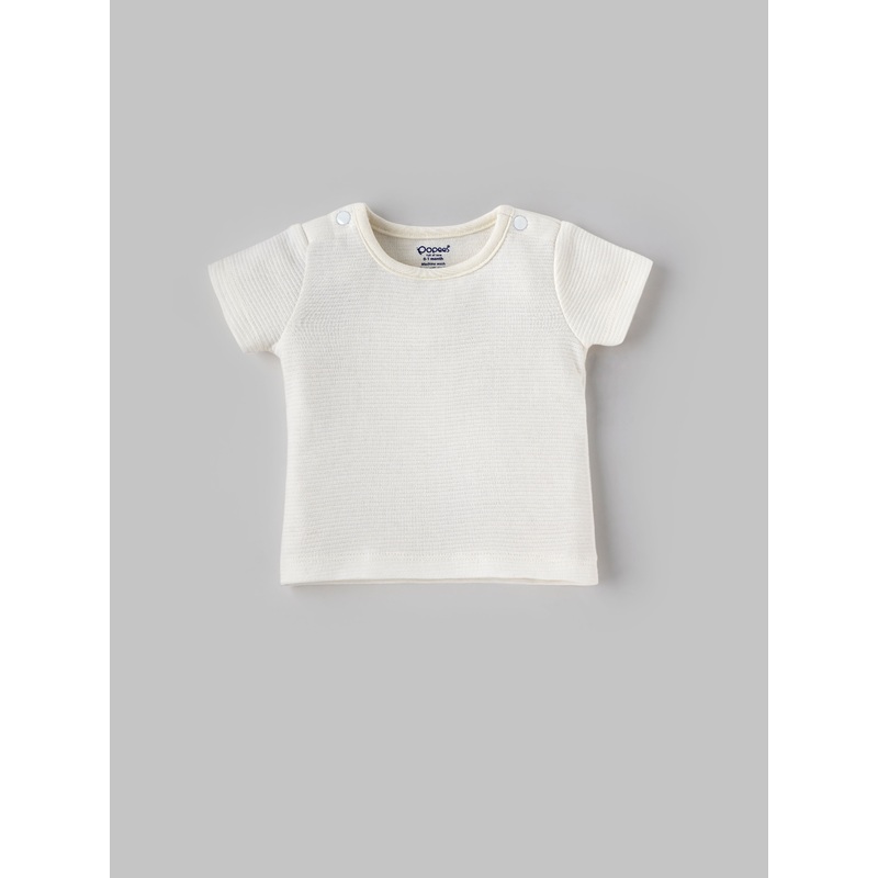 Popees Half Sleeve T-shirt (0-9 Months) for Boys 0-1 M