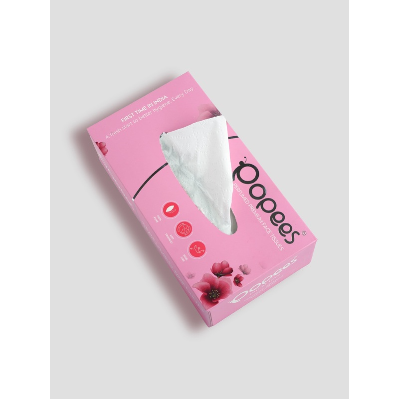 Popees Perfumed Premium face Tissue – 2 Ply 100 Pulls