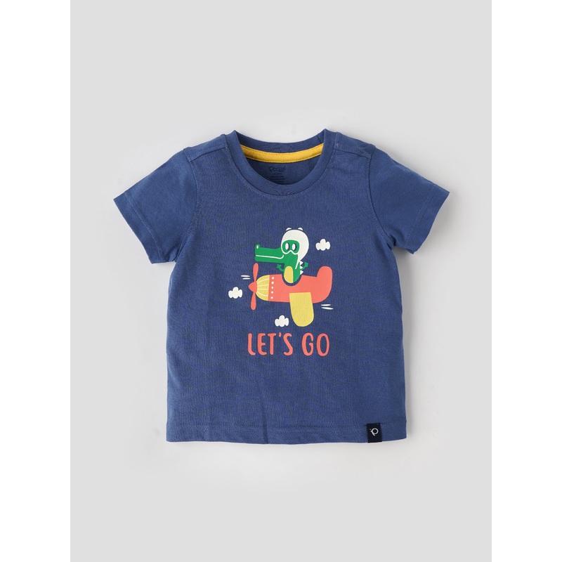 Popees Skin-friendly Half Sleeve T-shirt (1-8 Years) for Boys 1-2 Years