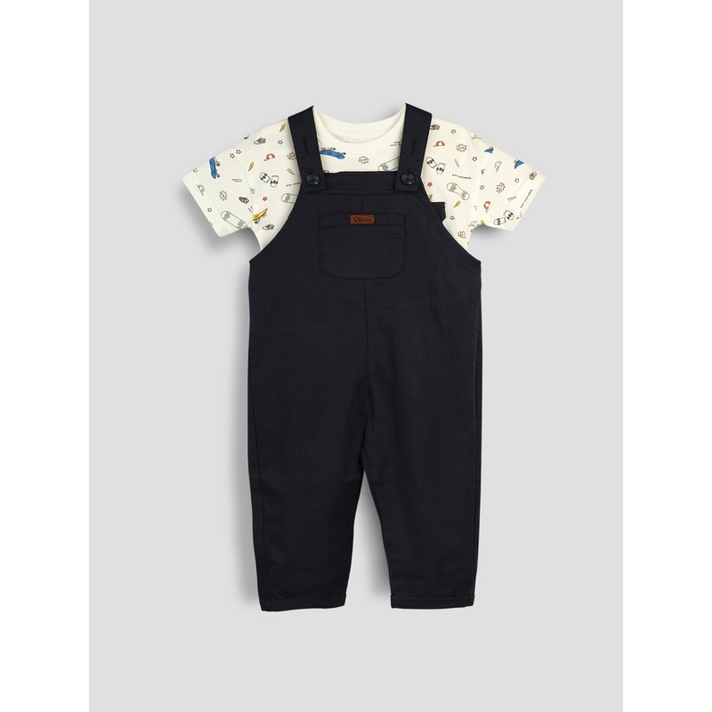 Popees Stylish & Comfy Dungaree Set (1-8 Years) for Boys 1-2 YEAR
