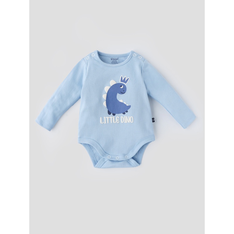 Popees Stylish & Comfy Full Sleeved Printed Bodysuit (0-6 Months) for Newborn Babies TINY BABY