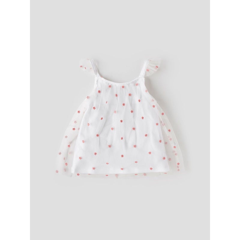 Popees Stylish Printed Dress (09 Months) for Girls 0-1 M