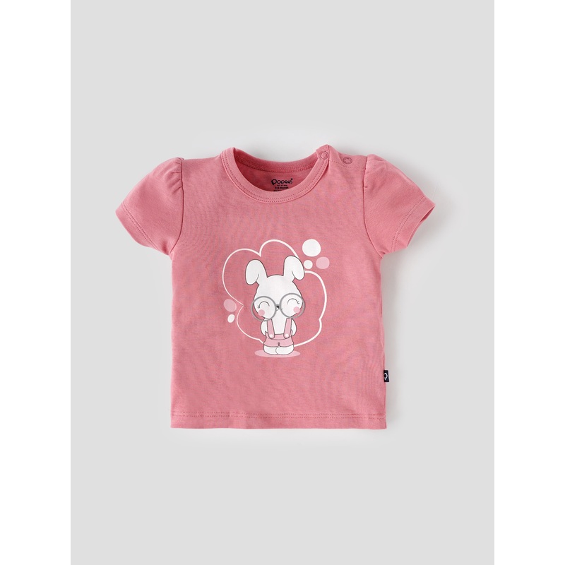 Popees T-Shirt (324 Months)  Skin-Friendly & Comfy Wear for Baby Girls 3-6 M