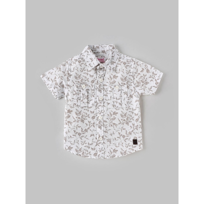 Popees Trendy All-Over Printed Half Sleeve Shirt (3-36 Months) for Boys 3-6 M