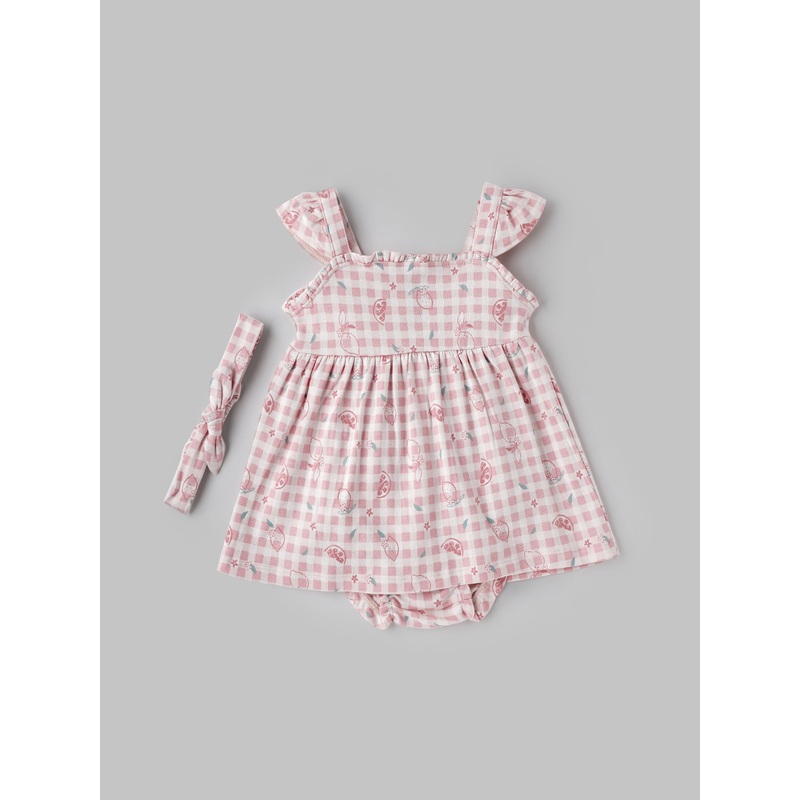 Popees Trendy & Comfy Co-ord Set (0-9 Months) for Girls 0-1 M