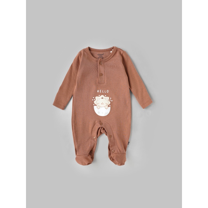 Popees Unisex Full Sleeve Sleep Suit (0-6 Months) for Newborn Babies TINY BABY