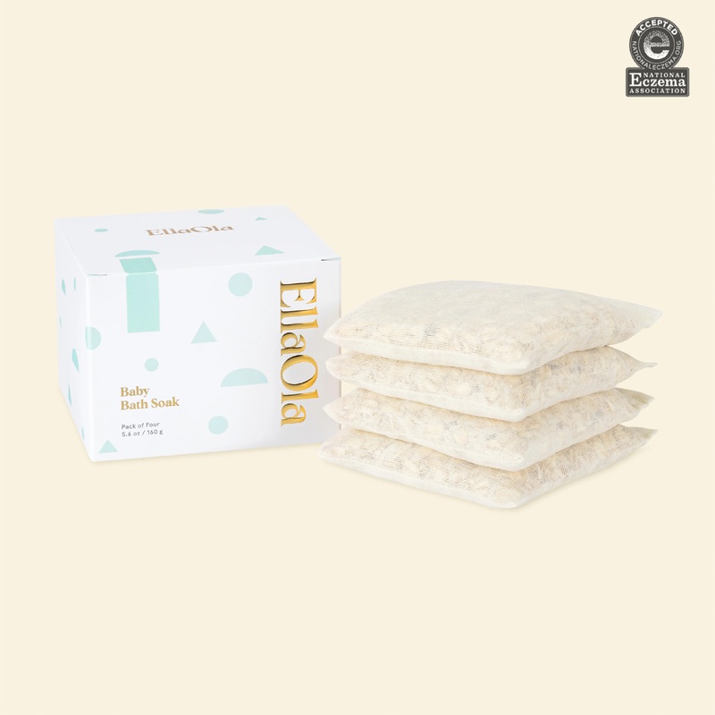 Organic Bath Soak Fragrance Free: Pack of 4