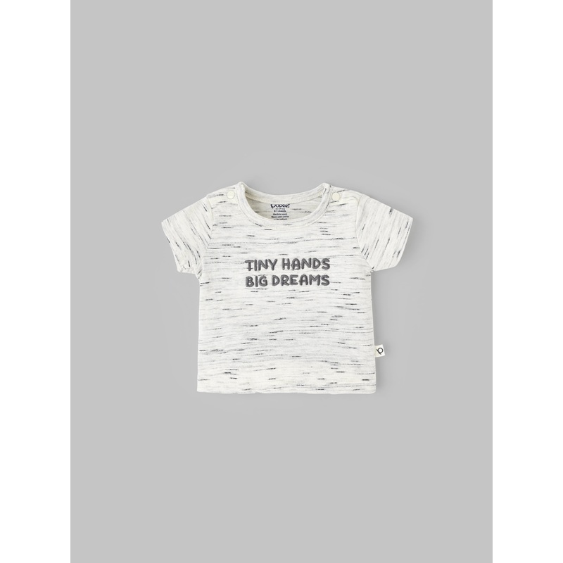 Popees Quote Print T-Shirt (0-9 Months) for Baby Boys 0-1 M