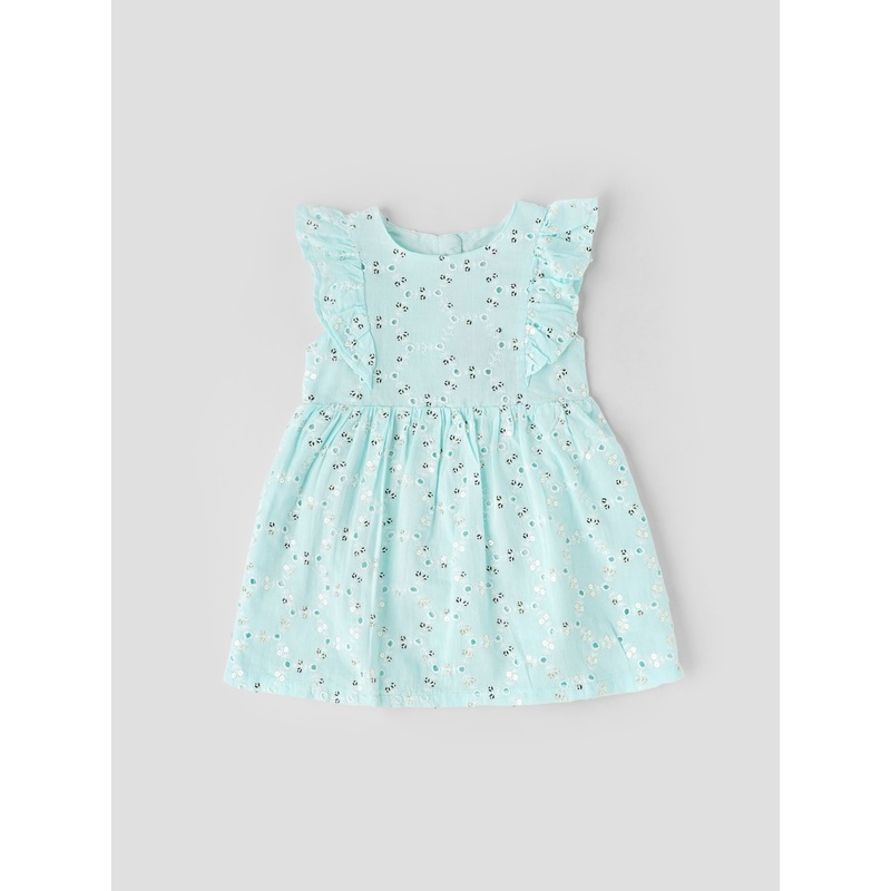 Popees Sleeveless Floral Printed Frock (1-8 Years) for Baby Girls 1-2 YEAR