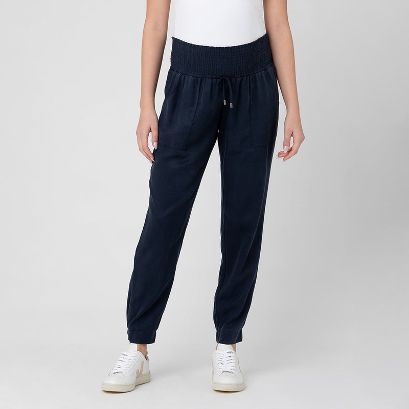Tencel ‘Off Duty’ Jogger Pant Navy XS