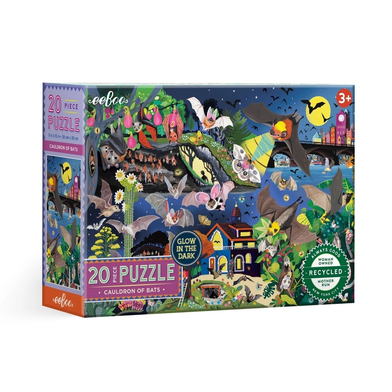 20 Piece Puzzle Cauldron of Bats