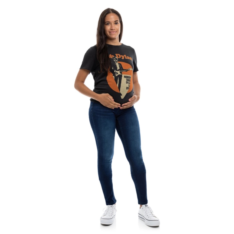 32″ Maternity Butter Skinny with Bellyband in Marco Marco 24
