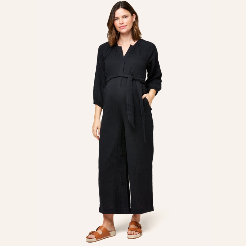 Alma Nursing Jumpsuit Black XS