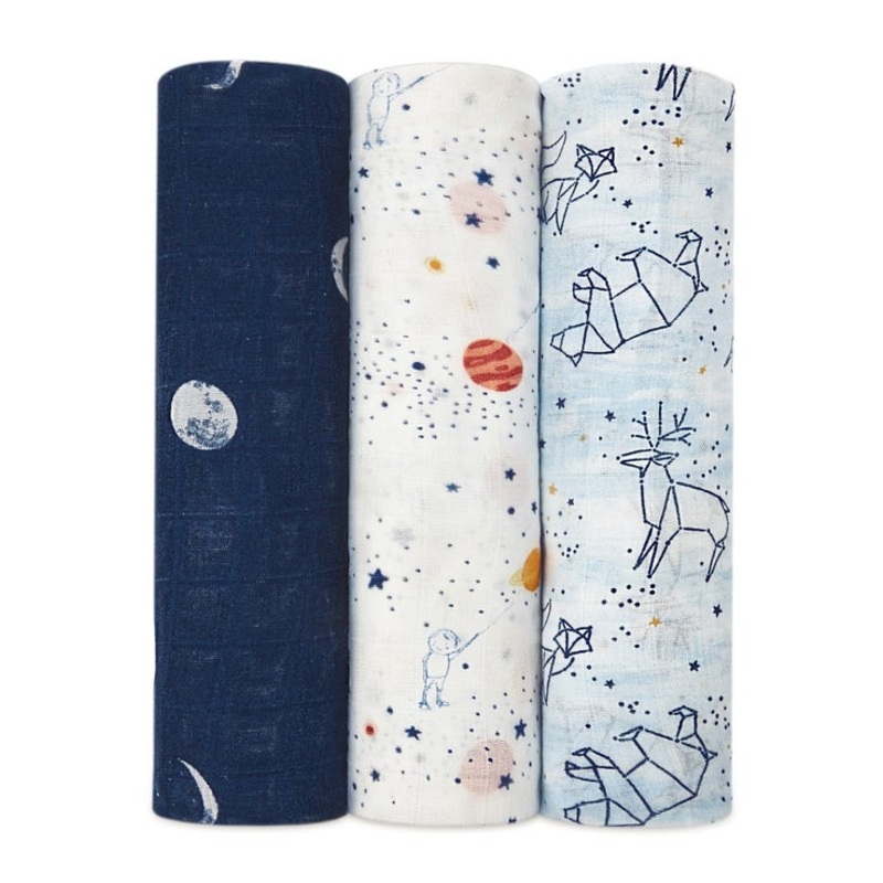 Silky Soft Swaddle Stargaze – 3 Pack