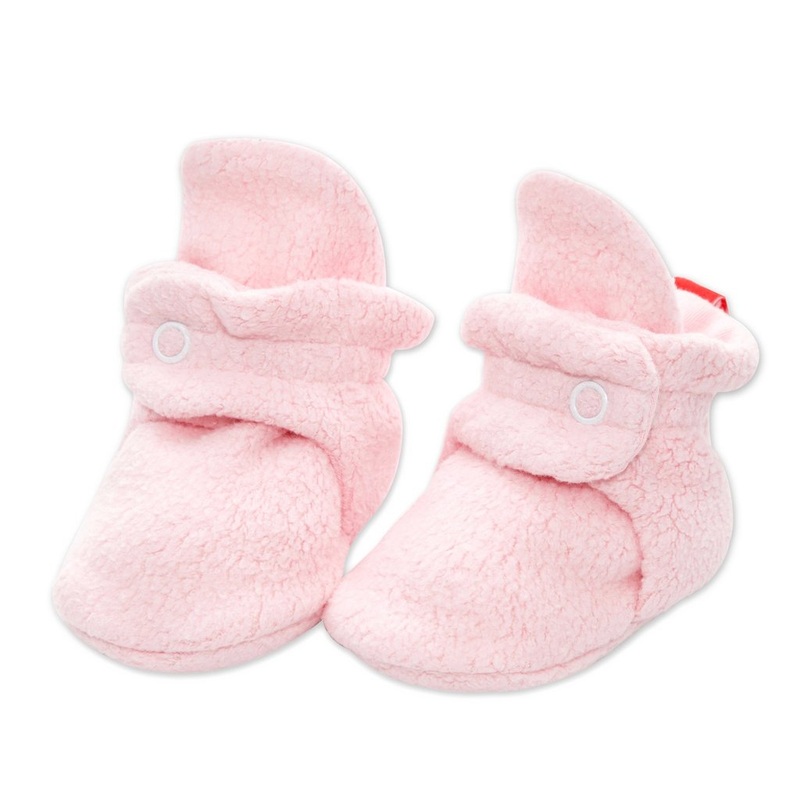 Cozie Fleece Bootie Baby Pink 3M