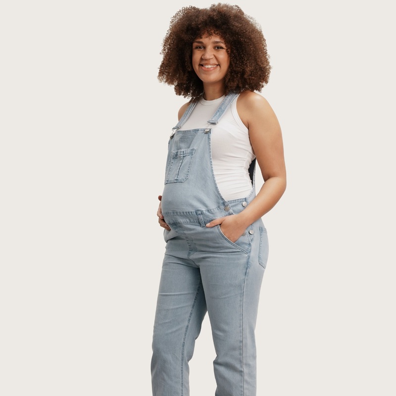 Mae Overalls Light Wash XS