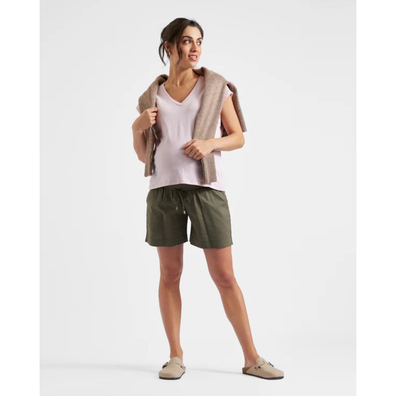 Marly Zip Nursing Tee Peony XS