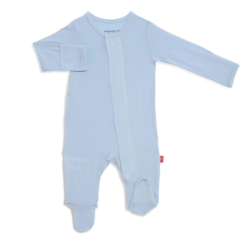 Modal Magnetic Parent Favorite Footie Baby Blue NB