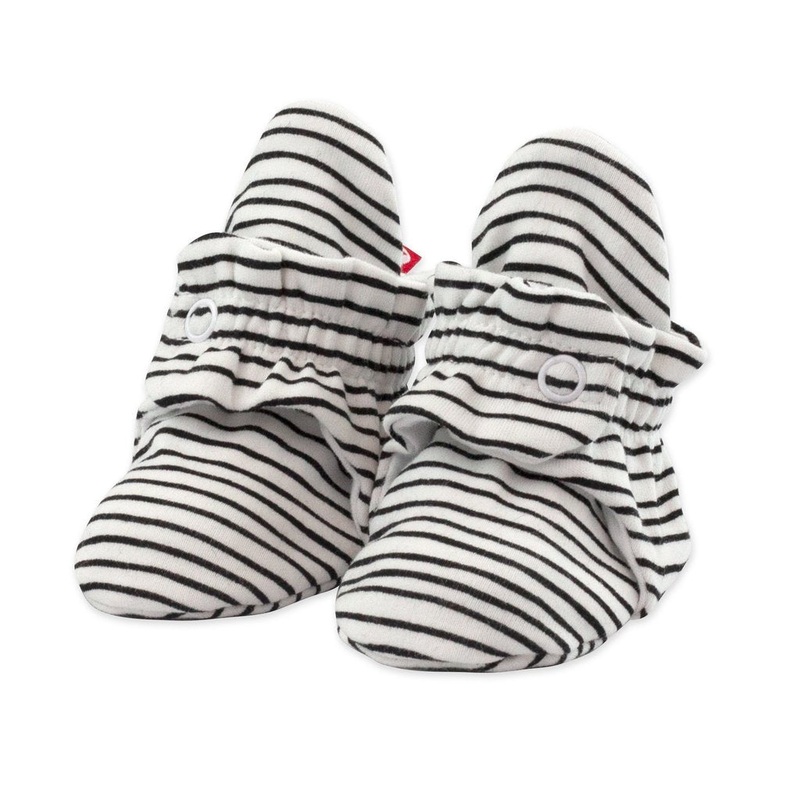 Organic Cotton Baby Bootie Pencil Stripe 3M