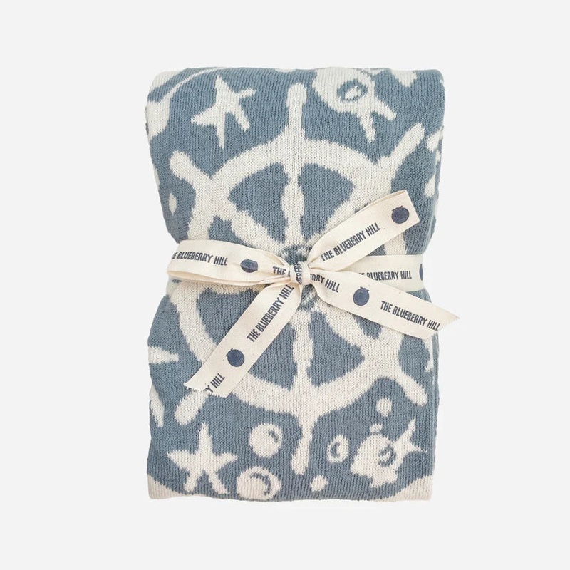 Organic Cotton Blanket Nautical